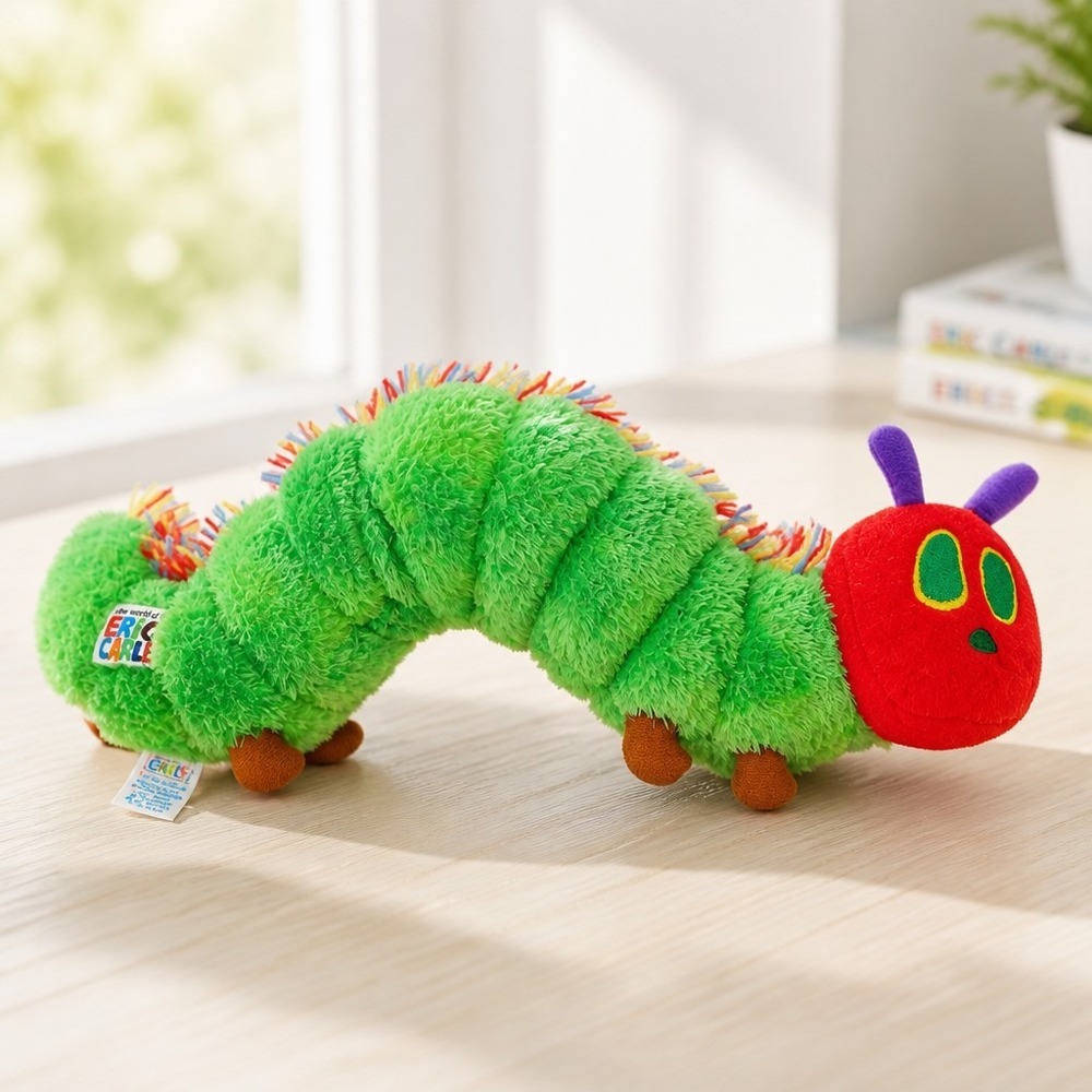 World of Eric Carle The Very Hungry Caterpillar 22cm Green Plush Stuffed Animal